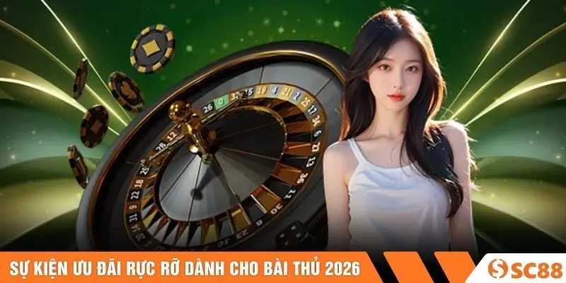 Sự kiện ưu đãi rực rỡ dành cho bài thủ 2026